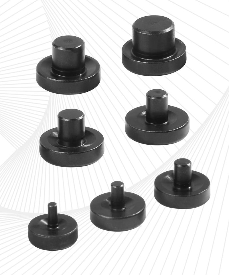 VARGTR 7PCS Double Flare Tool Adapters,Car Accessories Tubing and Flaring Tool Kit Replacement Head,Tubing and Flaring Tool Kit,Fit for 3/16,1/4,5/16,3/8,7/16,1/2,5/8 Inch Tube Expander Flaring - Image 2